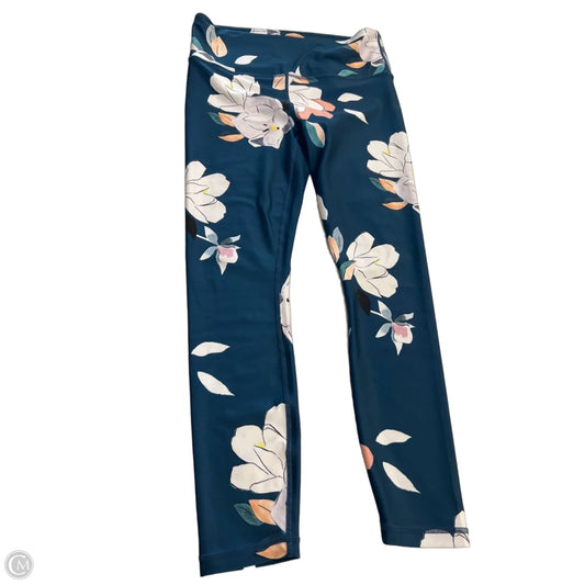 Athletic Leggings Capris By Athleta In Floral Print, Size: M