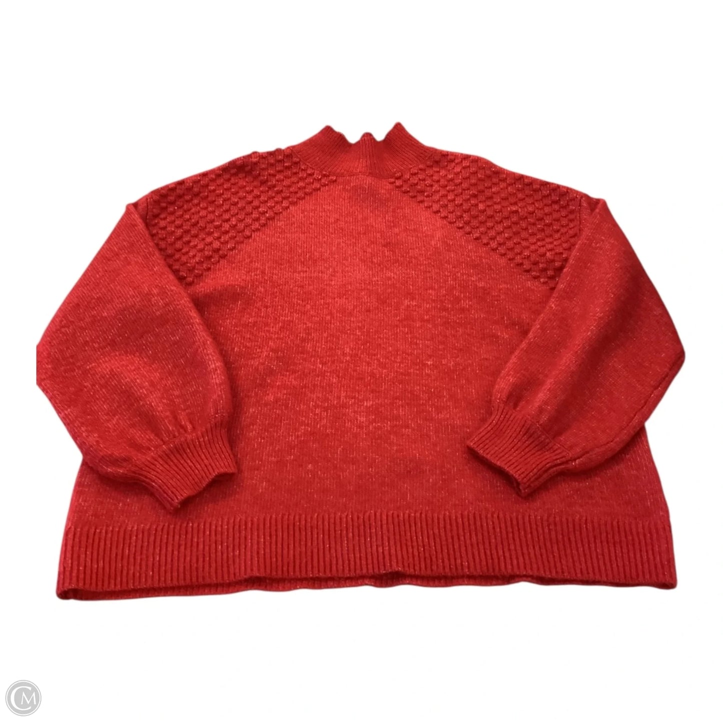 Sweater By Nine West In Red, Size: 1x