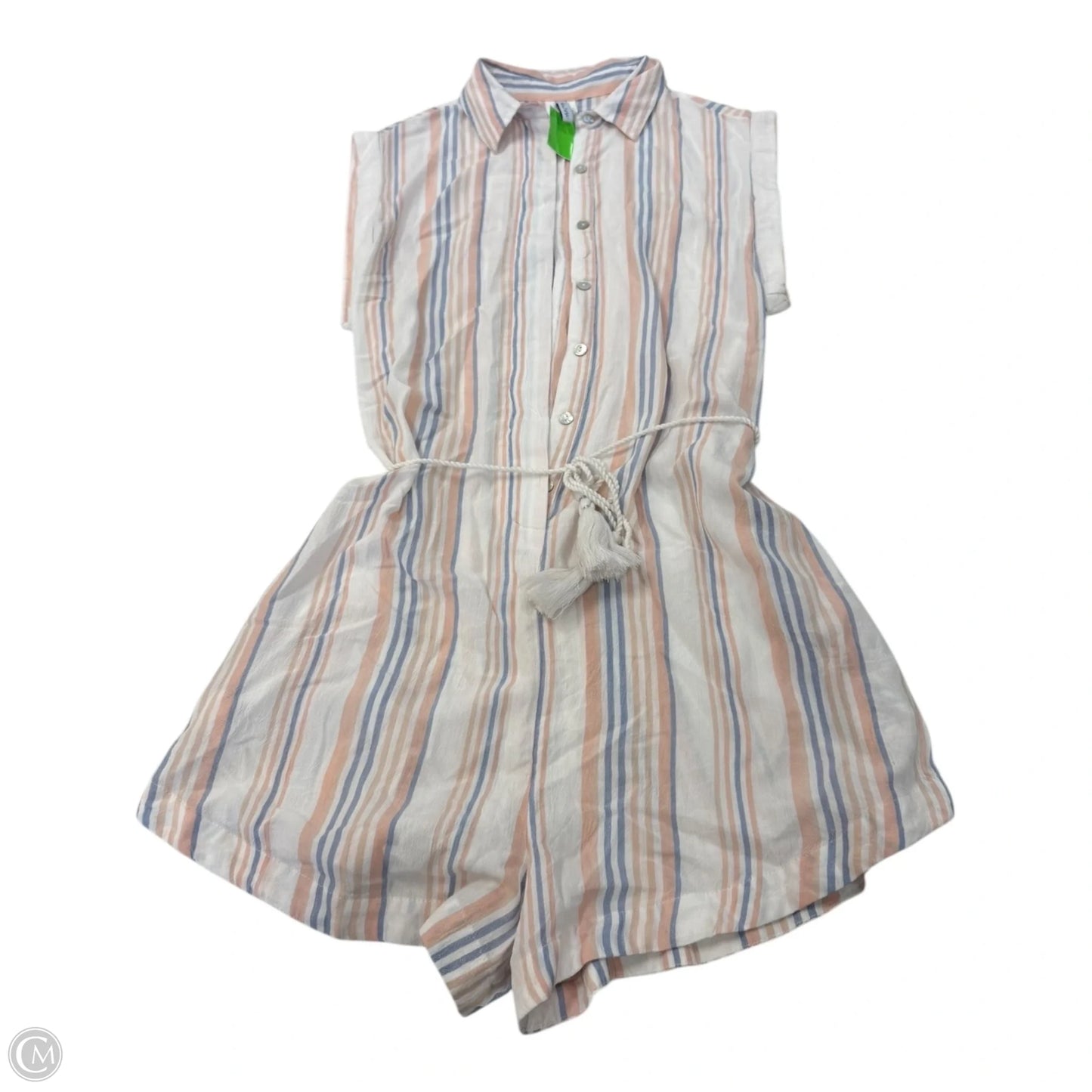 Romper By Clothes Mentor In Striped Pattern, Size: S