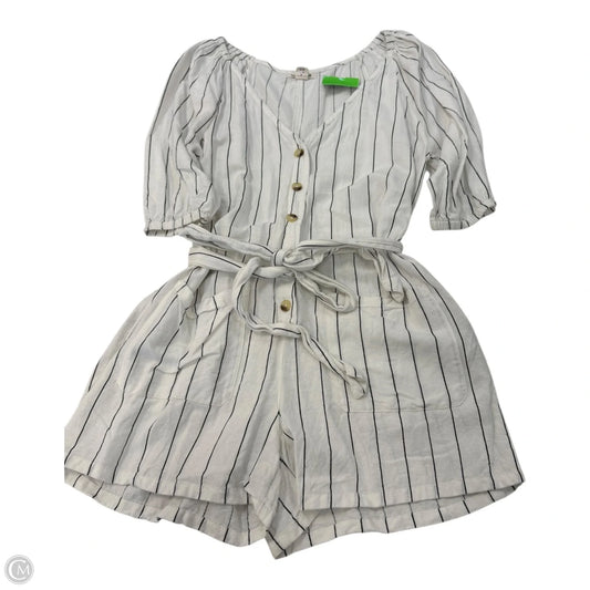 Romper By Billabong In Striped Pattern, Size: M