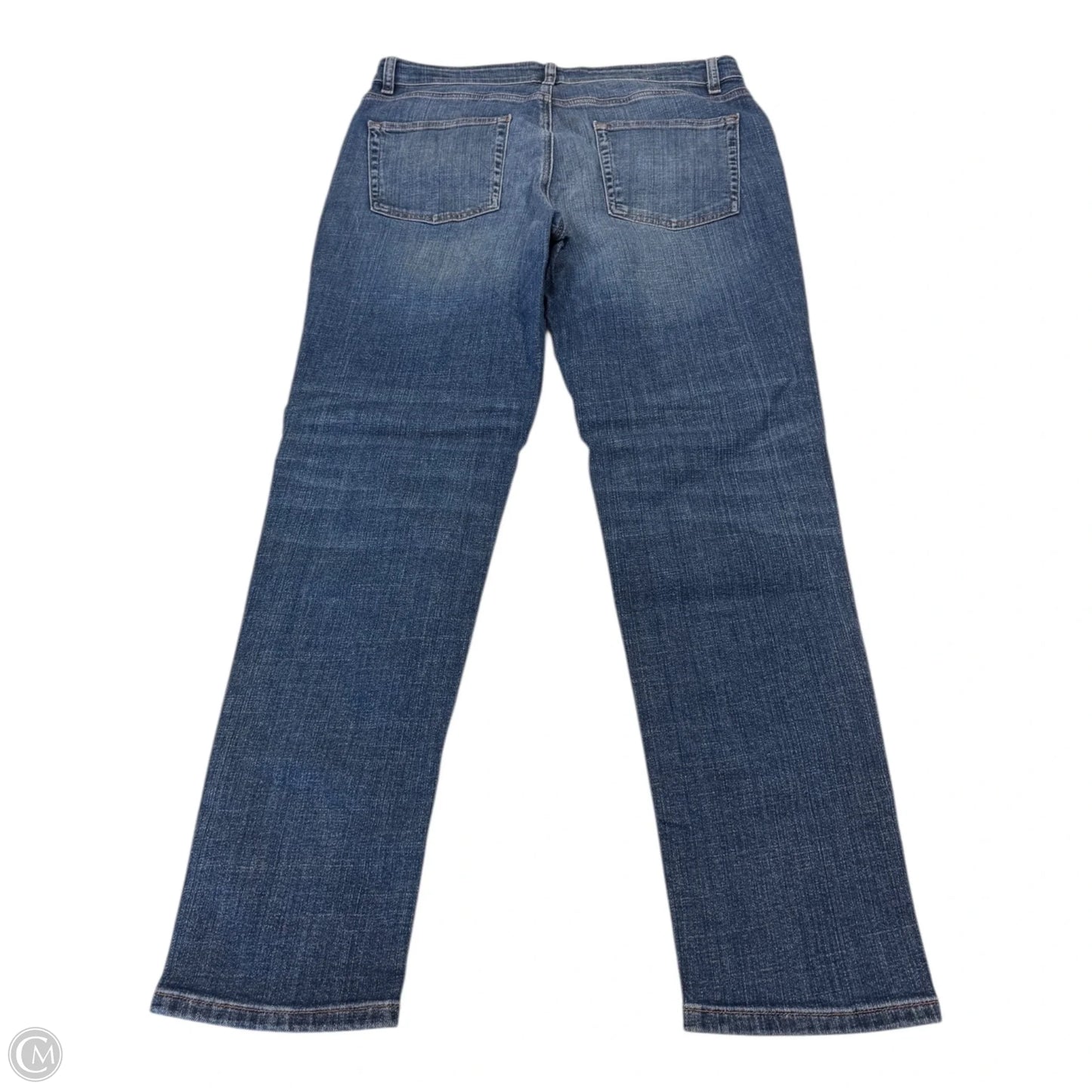 Jeans Straight By Eileen Fisher In Blue Denim, Size: 8