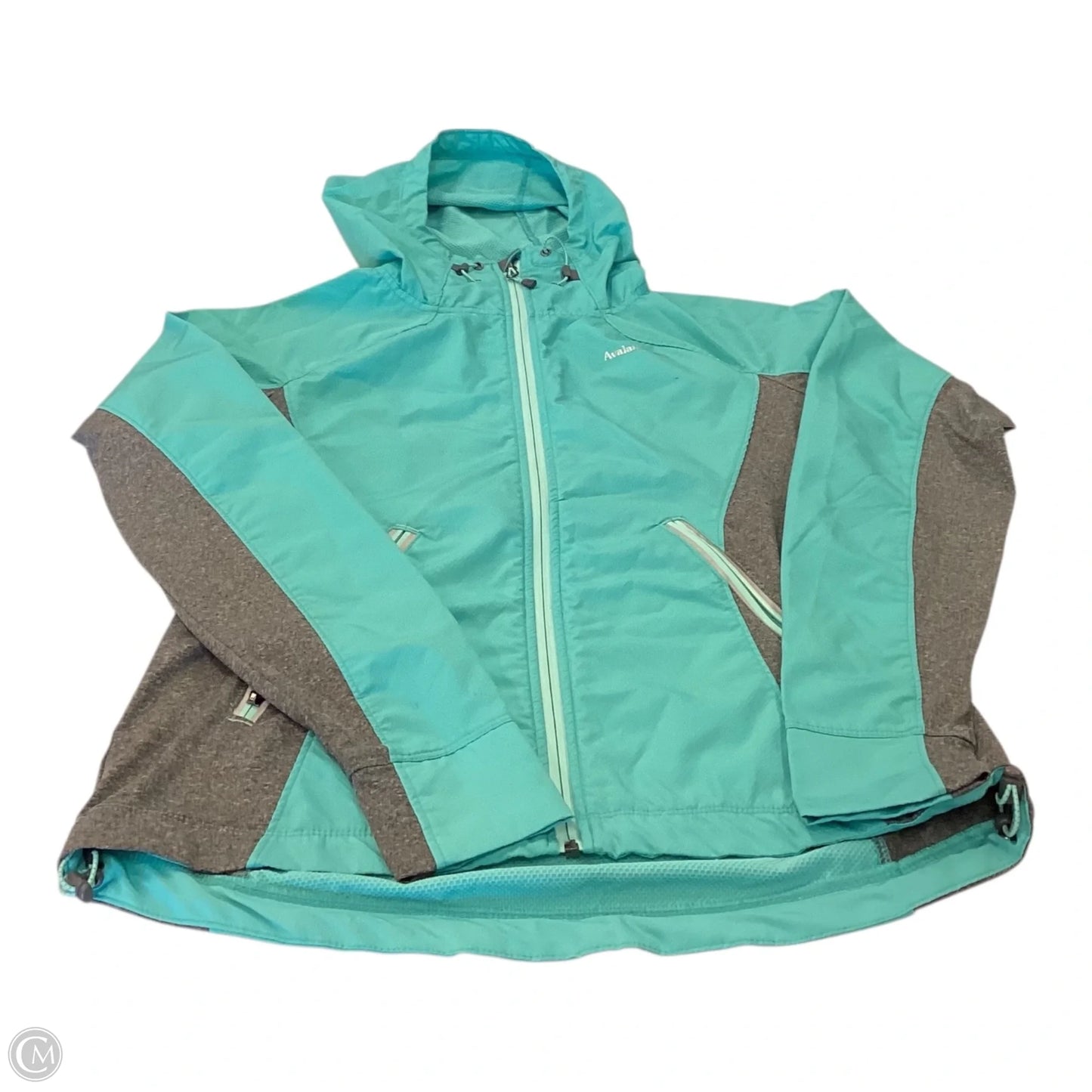 Jacket Windbreaker By Avalanche In Teal, Size: M