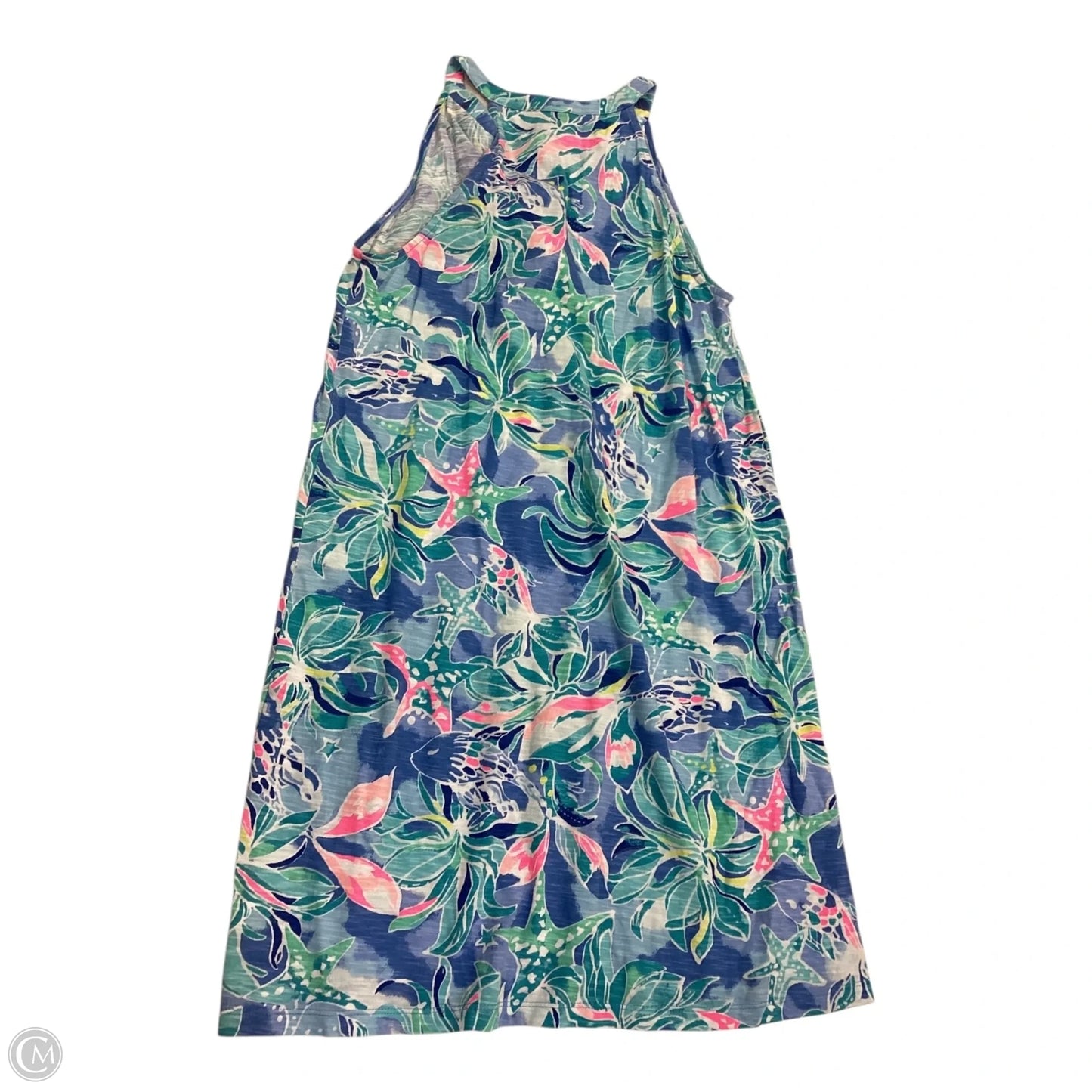 Dress Designer By Lilly Pulitzer In Blue & Pink, Size: M