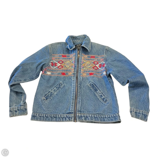 Jacket Denim By Agapo In Multi-colored, Size: Sp