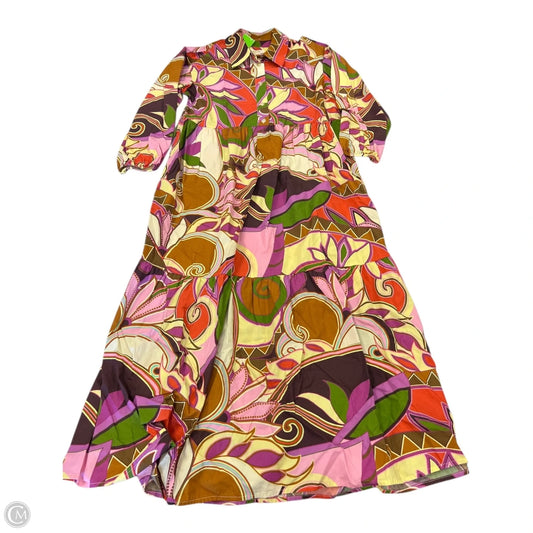 Dress Casual Maxi By Maeve In Multi-colored, Size: Xs