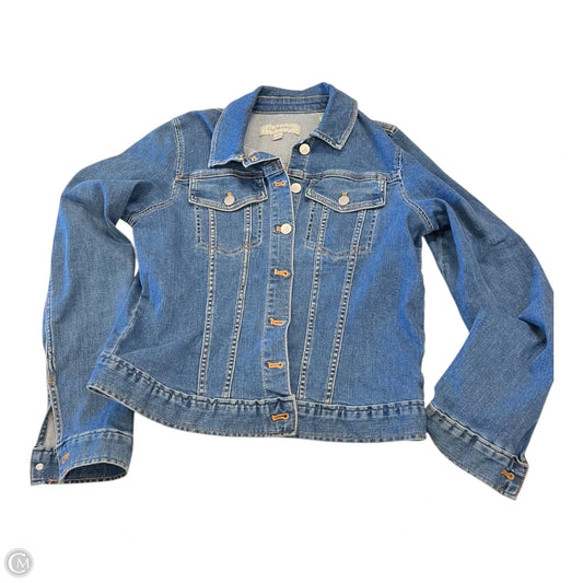 Jacket Denim By Calvin Klein In Blue Denim, Size: L