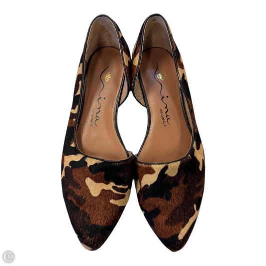 Shoes Flats By Nina In Animal Print, Size: 8