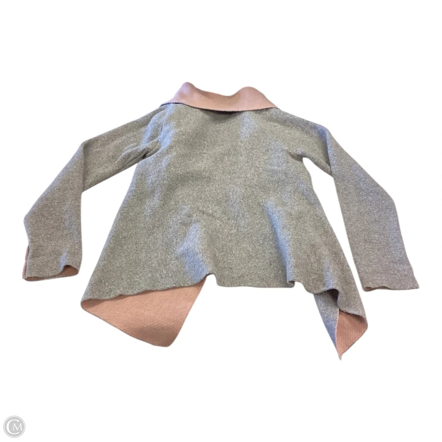 Cardigan By Clothes Mentor In Grey & Pink, Size: S