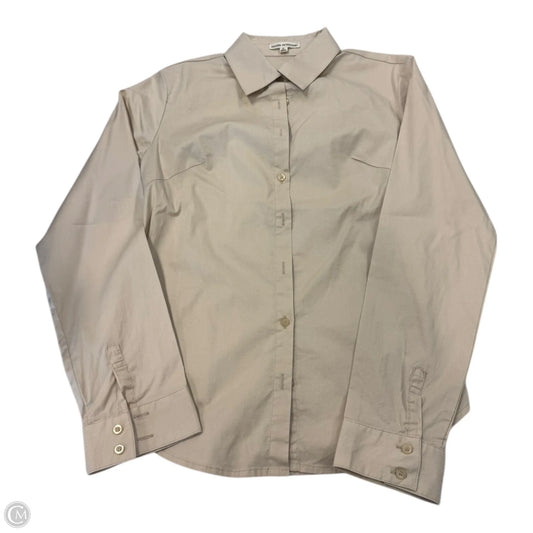 Top Long Sleeve By Zenana Outfitters In Beige, Size: M