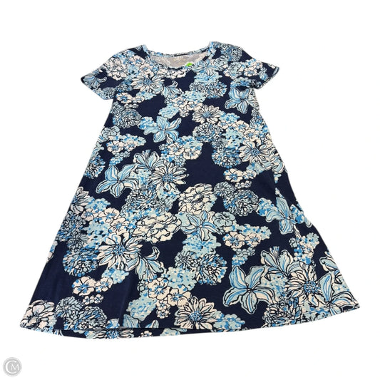 Dress Designer By Lilly Pulitzer In Blue & White, Size: M