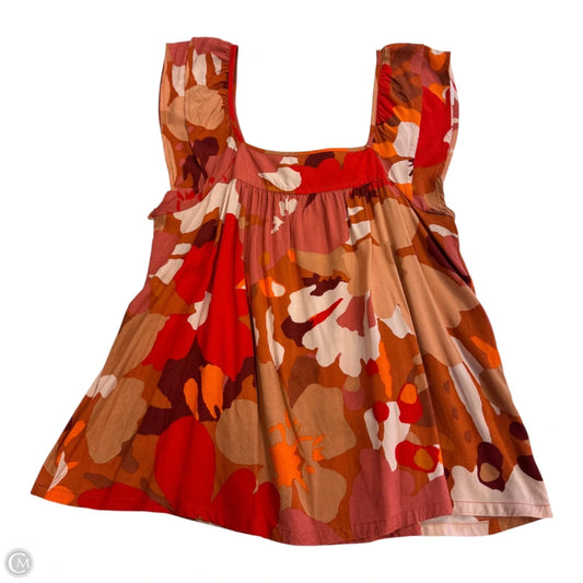 Top Sleeveless By Sanctuary In Orange & Red, Size: Xs