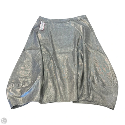 Skirt Midi By Eileen Fisher In Bronze, Size: Mp