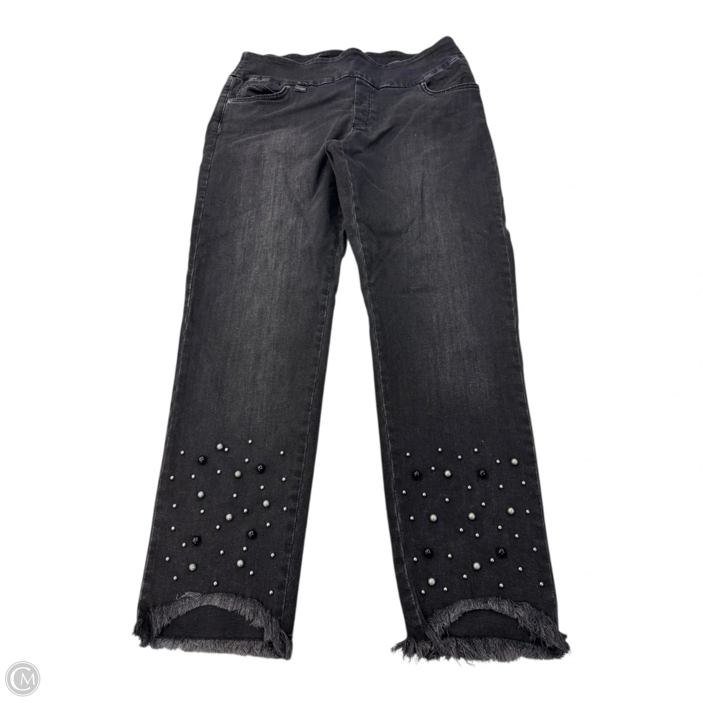 Pants Other By Clothes Mentor In Black & Silver, Size: 14