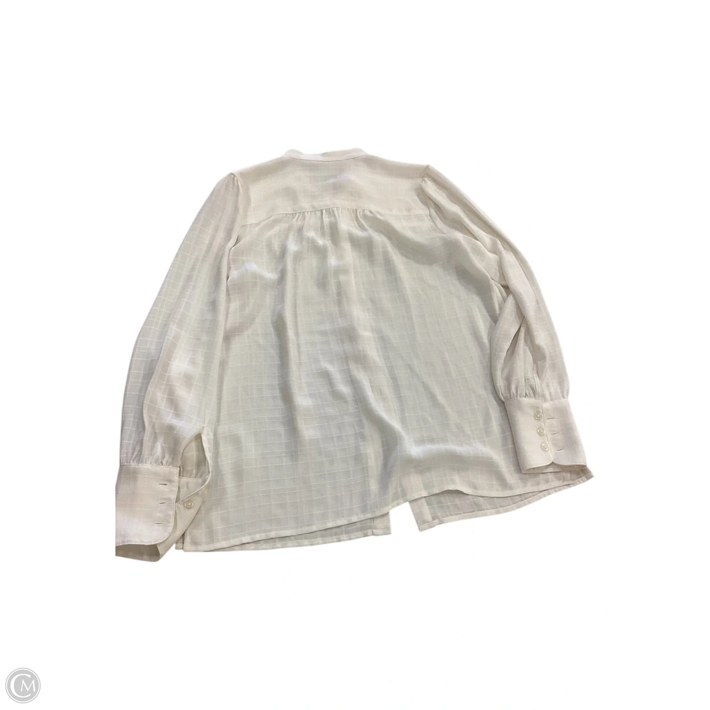 Top Long Sleeve By Loft In Cream, Size: Xsp
