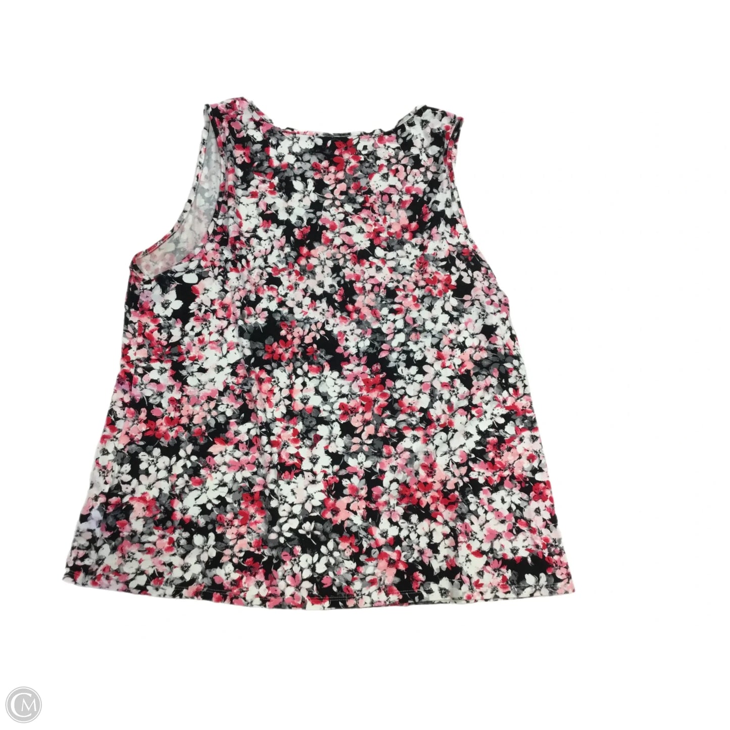 Top Sleeveless By J. Jill In Floral Print, Size: L