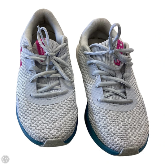 Shoes Athletic By Under Armour In Grey & Purple, Size: 6.5
