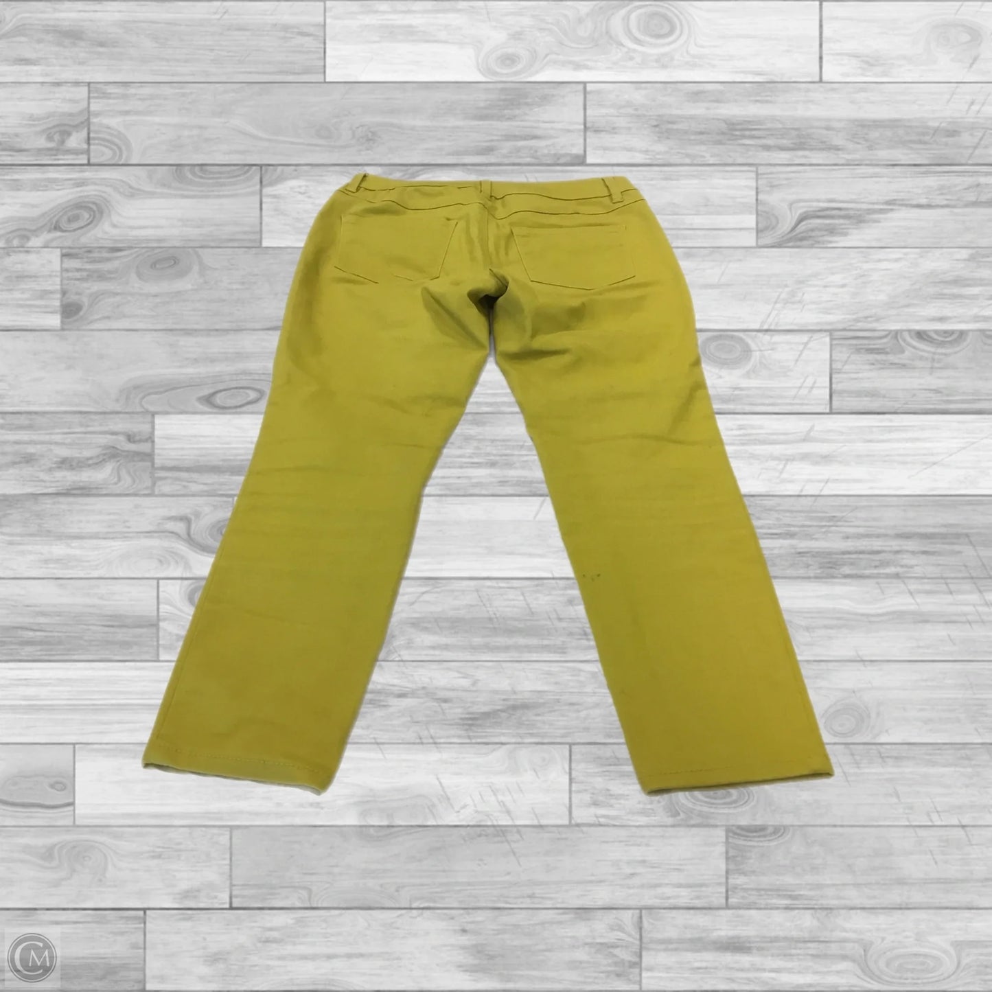 Jeans Straight By D Jeans In Green, Size: 6