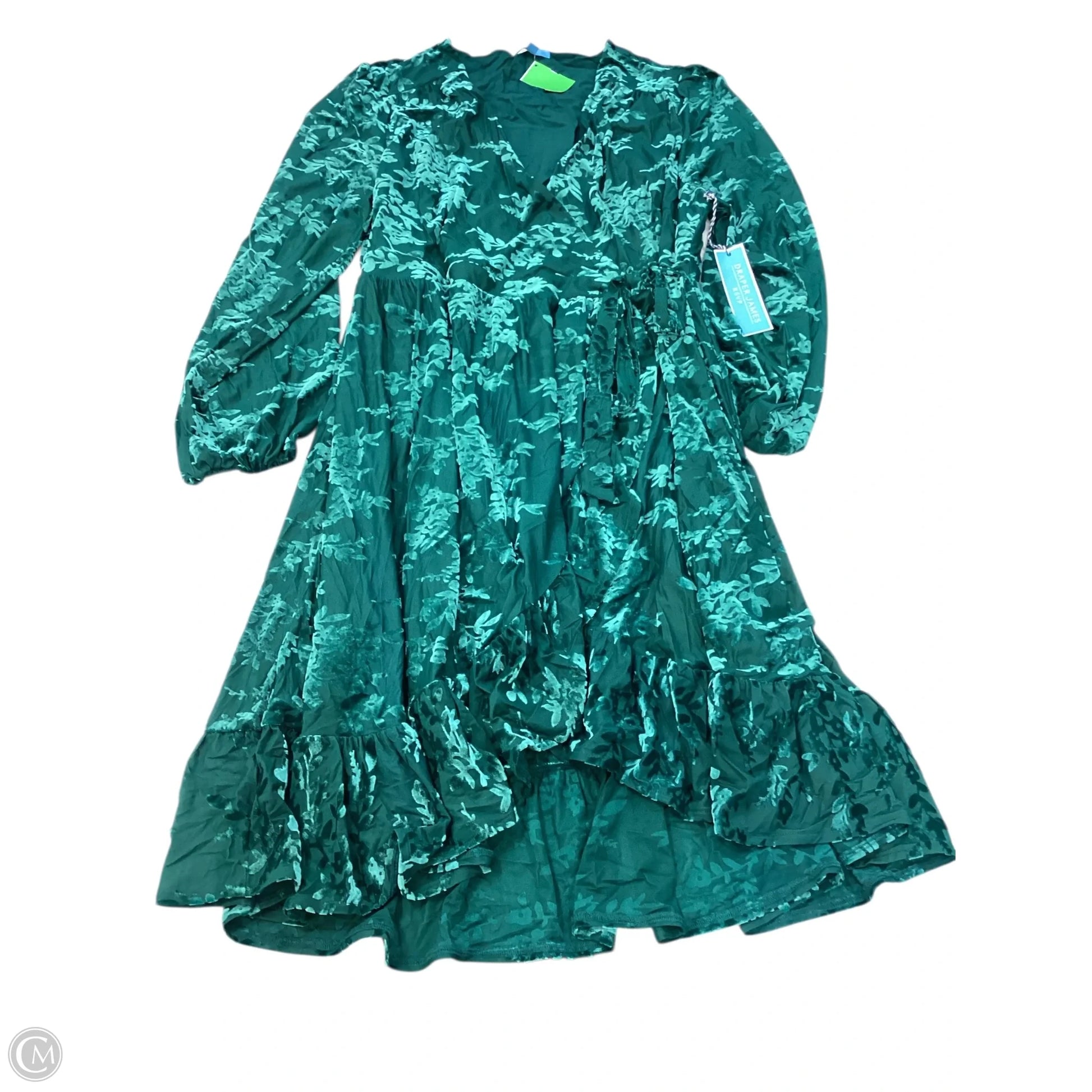 draper james green dress Carrie Midi Dress in Green Plaid | Color - Green / L