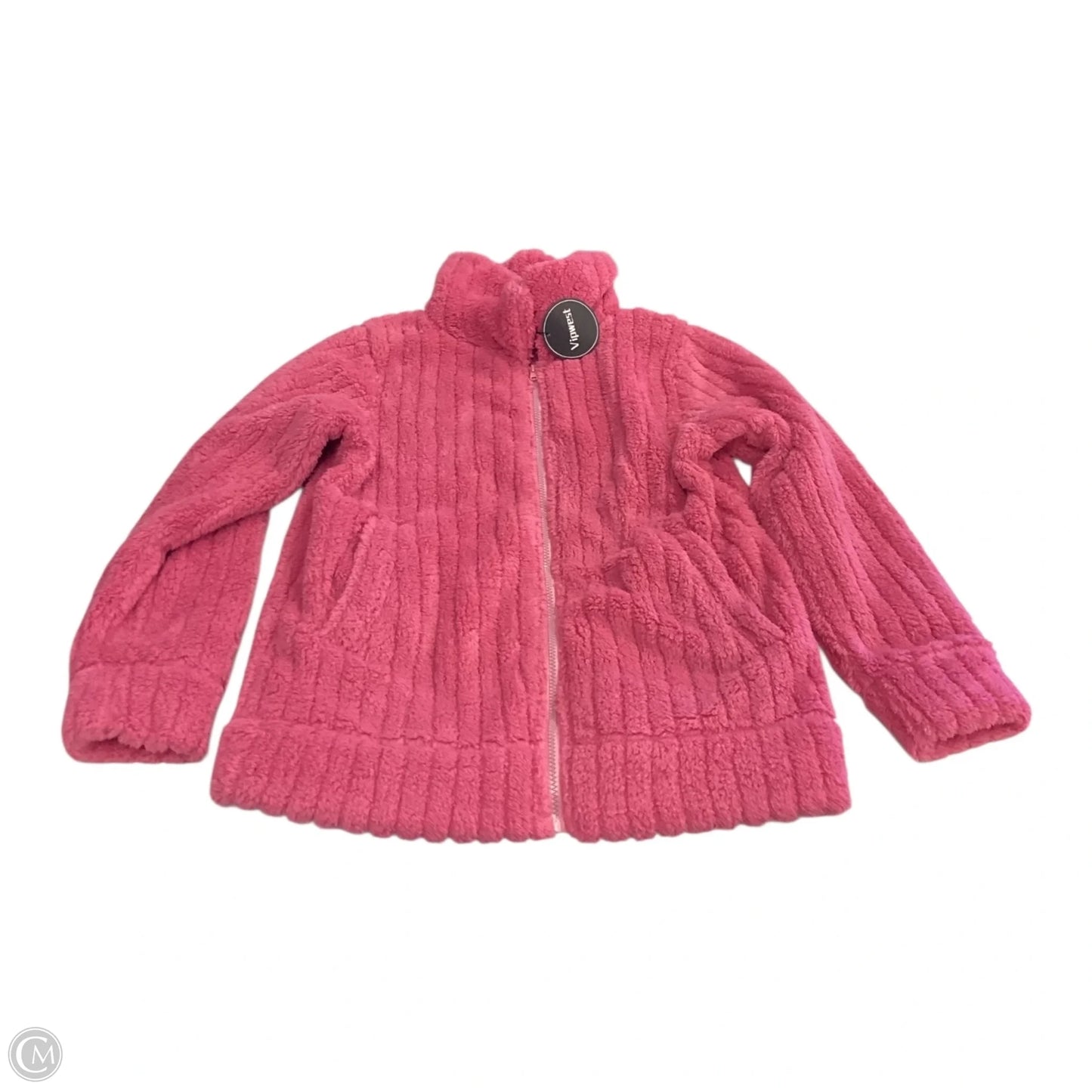 Sweatshirt Collar By Clothes Mentor In Pink, Size: S