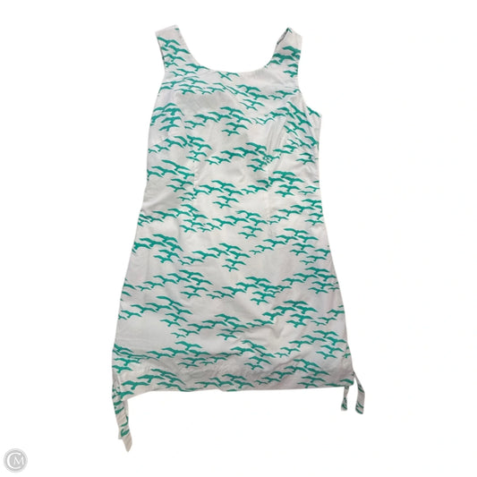 Dress Designer By Lilly Pulitzer In Green & White, Size: 6