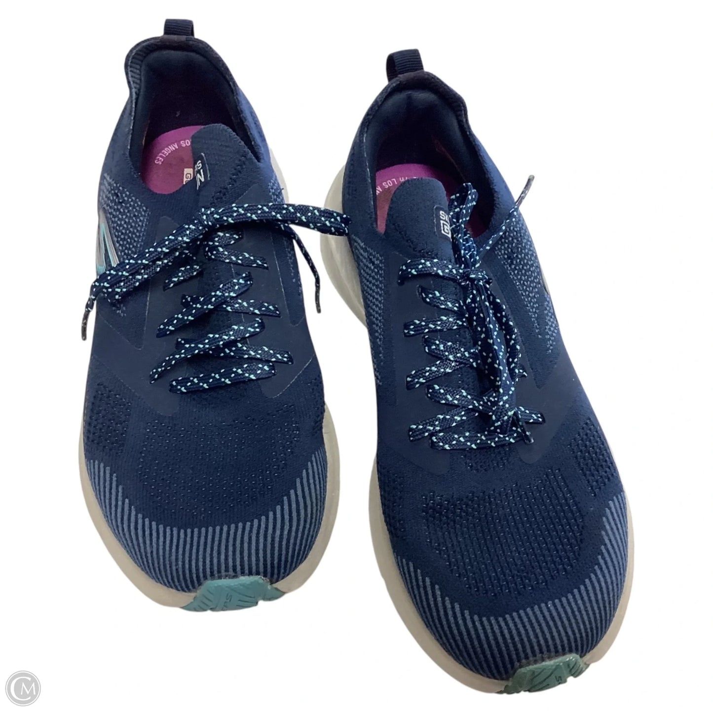 Shoes Athletic By Skechers In Blue, Size: 9