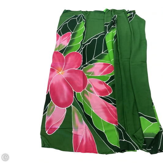 Swimwear Cover-up By Clothes Mentor In Floral Print, Size: Osfm