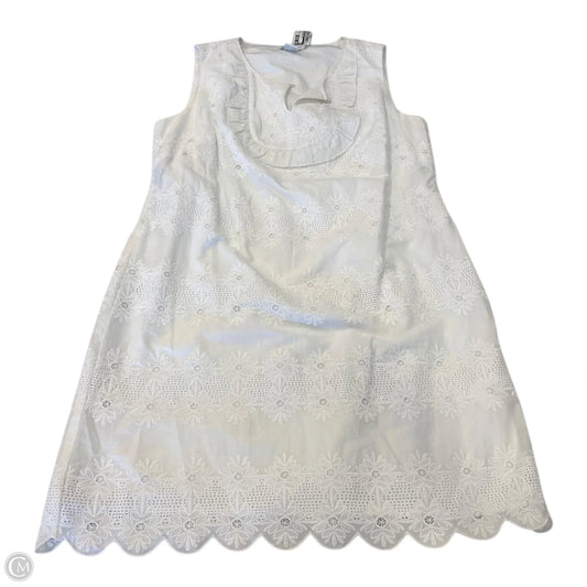 Dress Casual Midi By Vineyard Vines In White, Size: 12