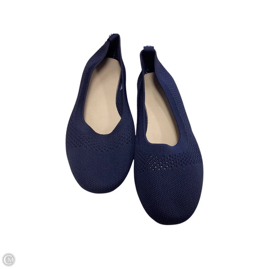 Shoes Flats By Danskin In Navy, Size: 6.5