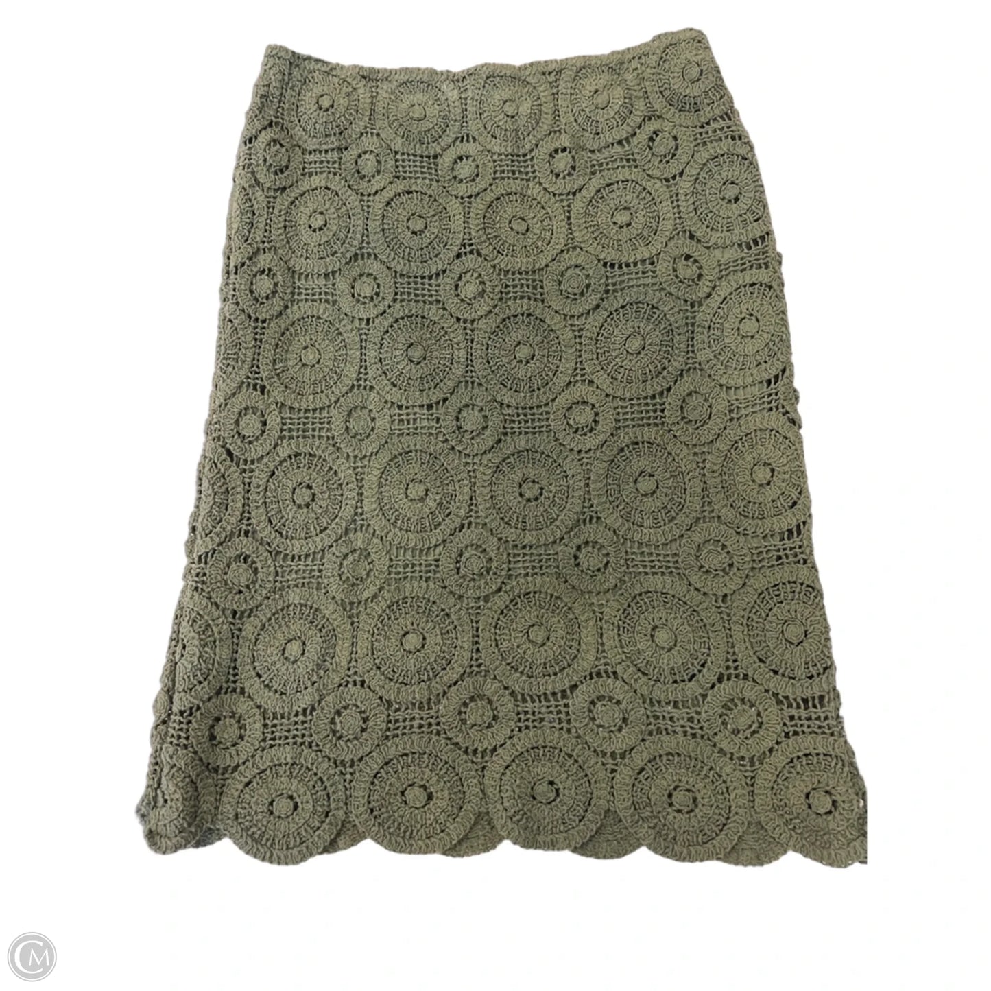 Skirt Midi By Clothes Mentor In Green, Size: 10