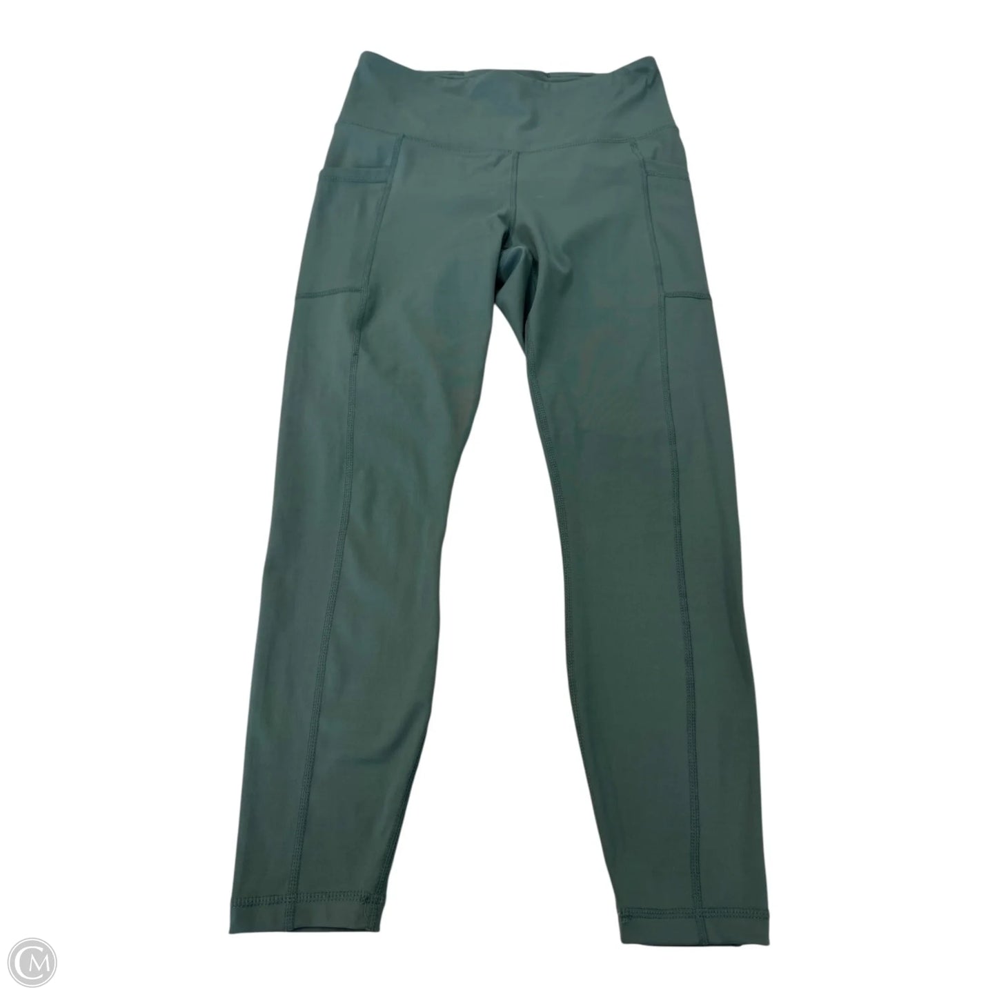 Athletic Capris By 90 Degrees By Reflex In Green, Size: M