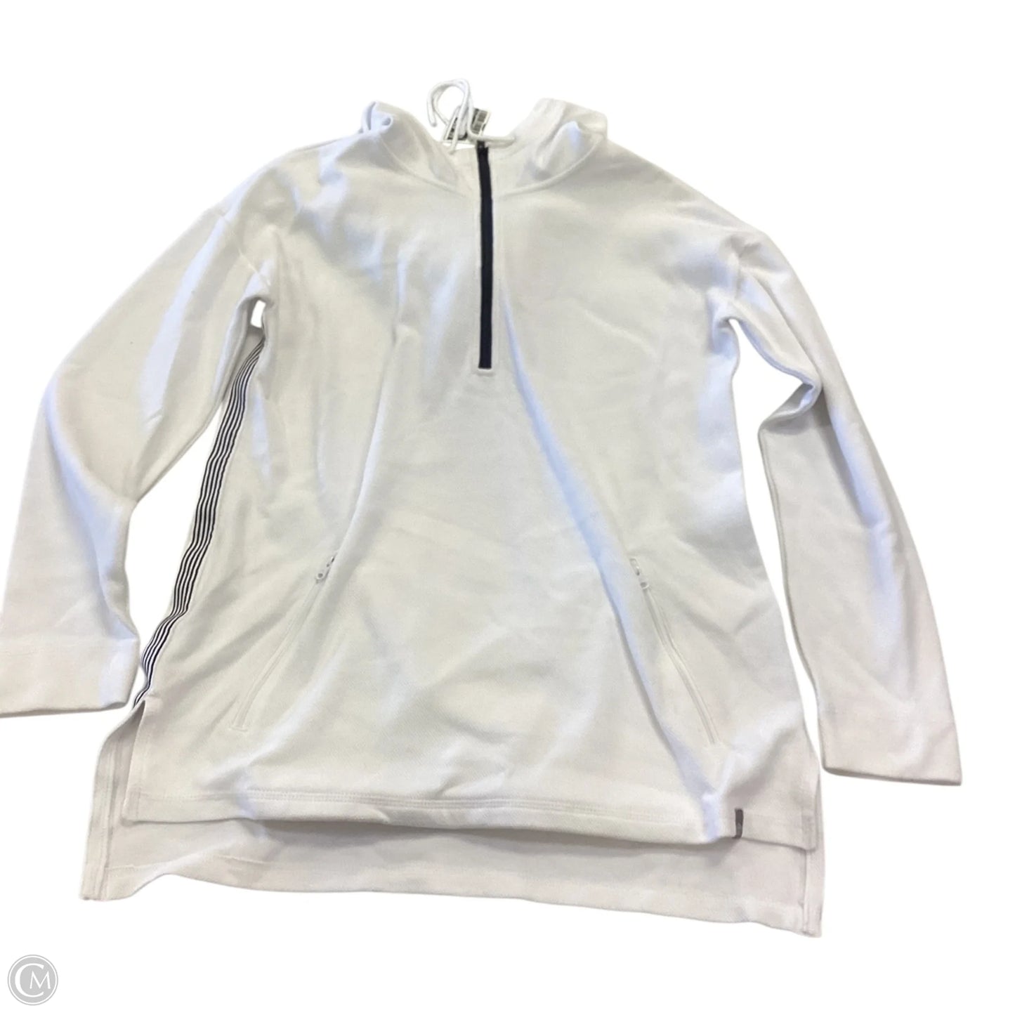 Sweatshirt Hoodie By Talbots In White, Size: Xs