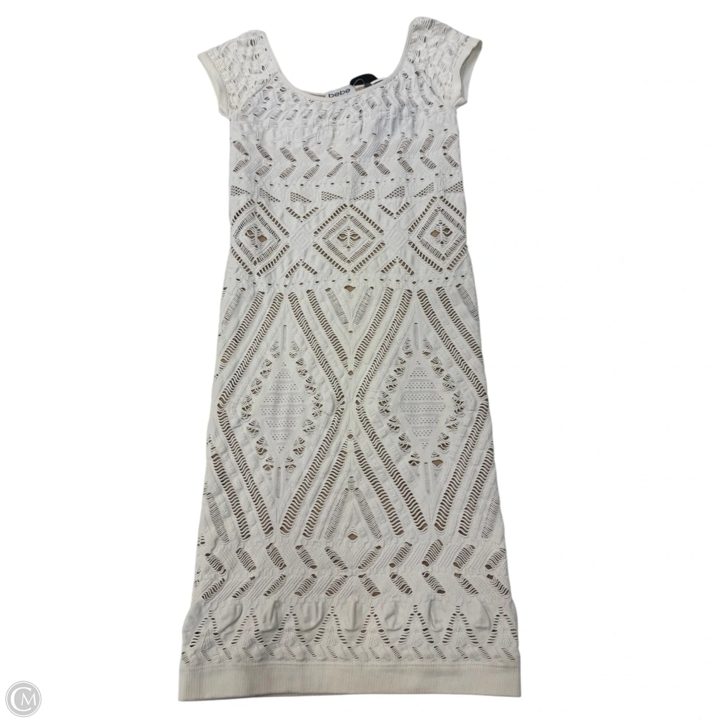 Dress Party Short By Bebe In White, Size: M