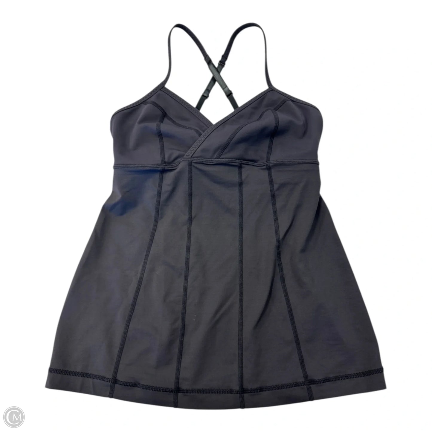 Athletic Tank Top By Lululemon In Grey, Size: 4