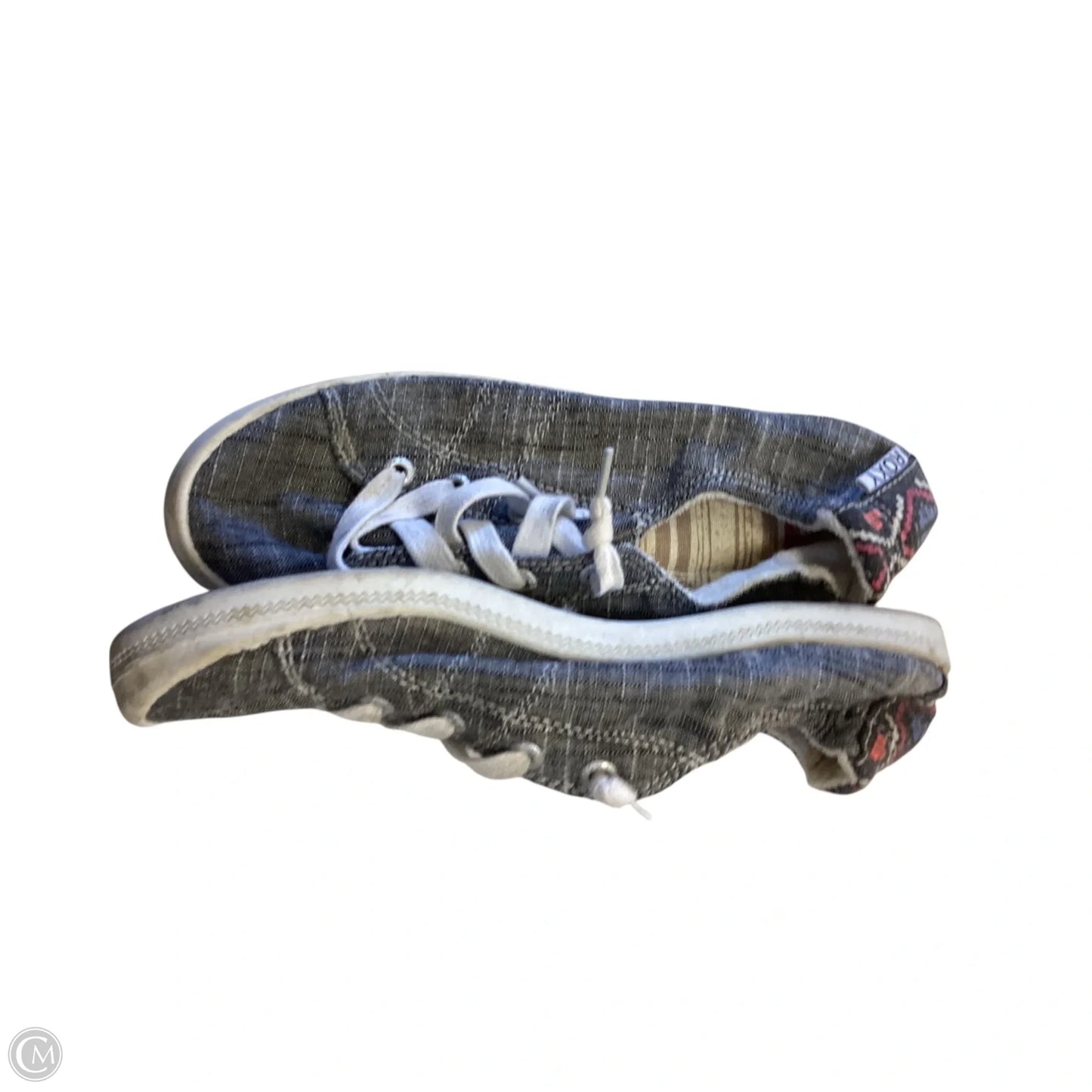 Shoes Sneakers By Roxy In Black & Cream, Size: 7.5