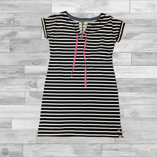 Dress Casual Midi By Talbots In Striped Pattern, Size: M