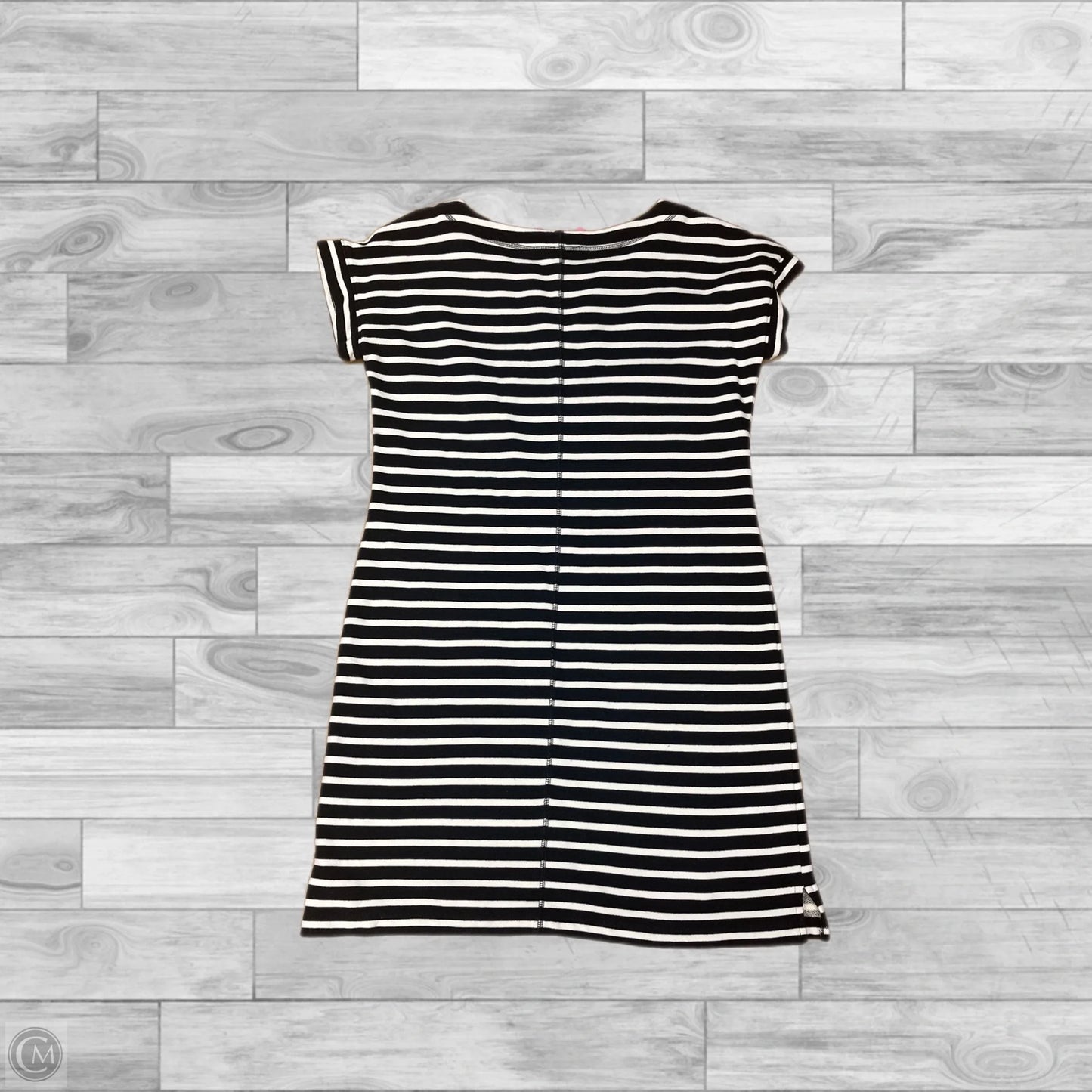 Dress Casual Midi By Talbots In Striped Pattern, Size: M