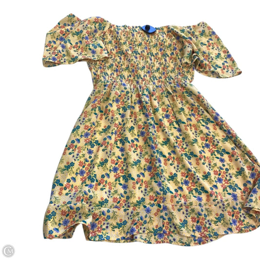Dress Casual Short By Sienna Sky In Floral Print, Size: M