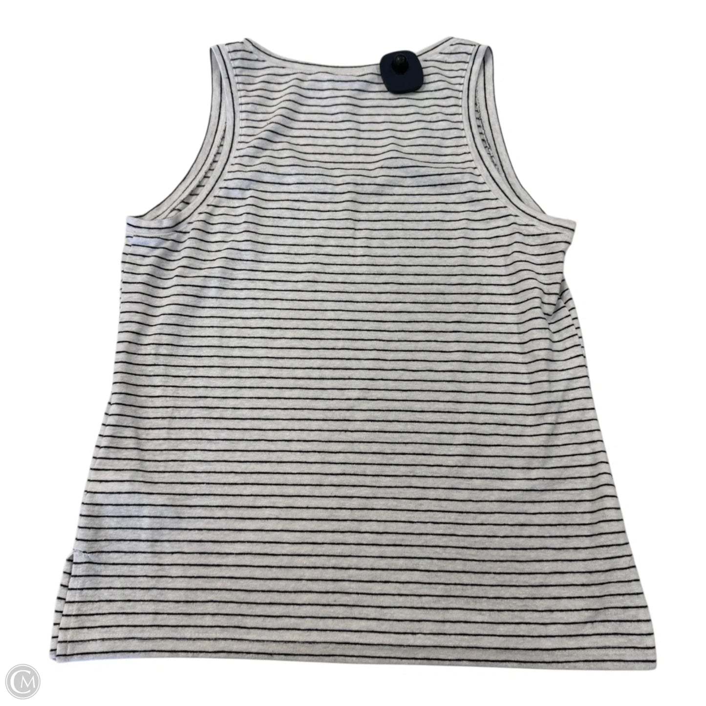 Top Sleeveless By Banana Republic In Striped Pattern, Size: M