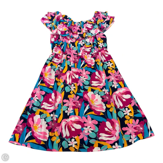 Dress Casual Midi By Ana In Floral Print, Size: L