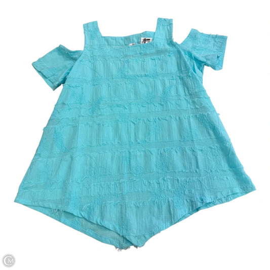 Top Short Sleeve By Lulu B In Blue, Size: M
