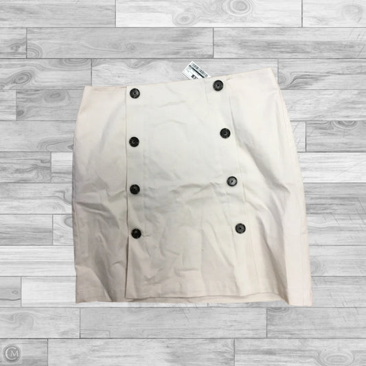 Skirt Mini & Short By Loft In Cream, Size: 8