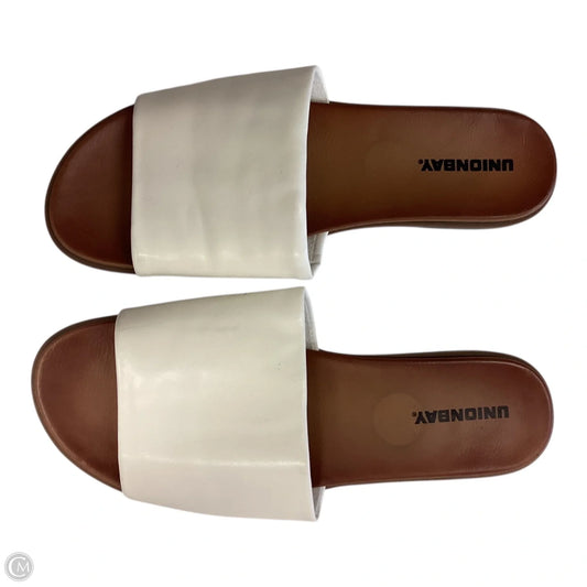 Sandals Flats By Union Bay In Cream, Size: 8