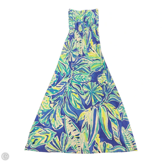 Dress Designer By Lilly Pulitzer In Blue & Green, Size: S