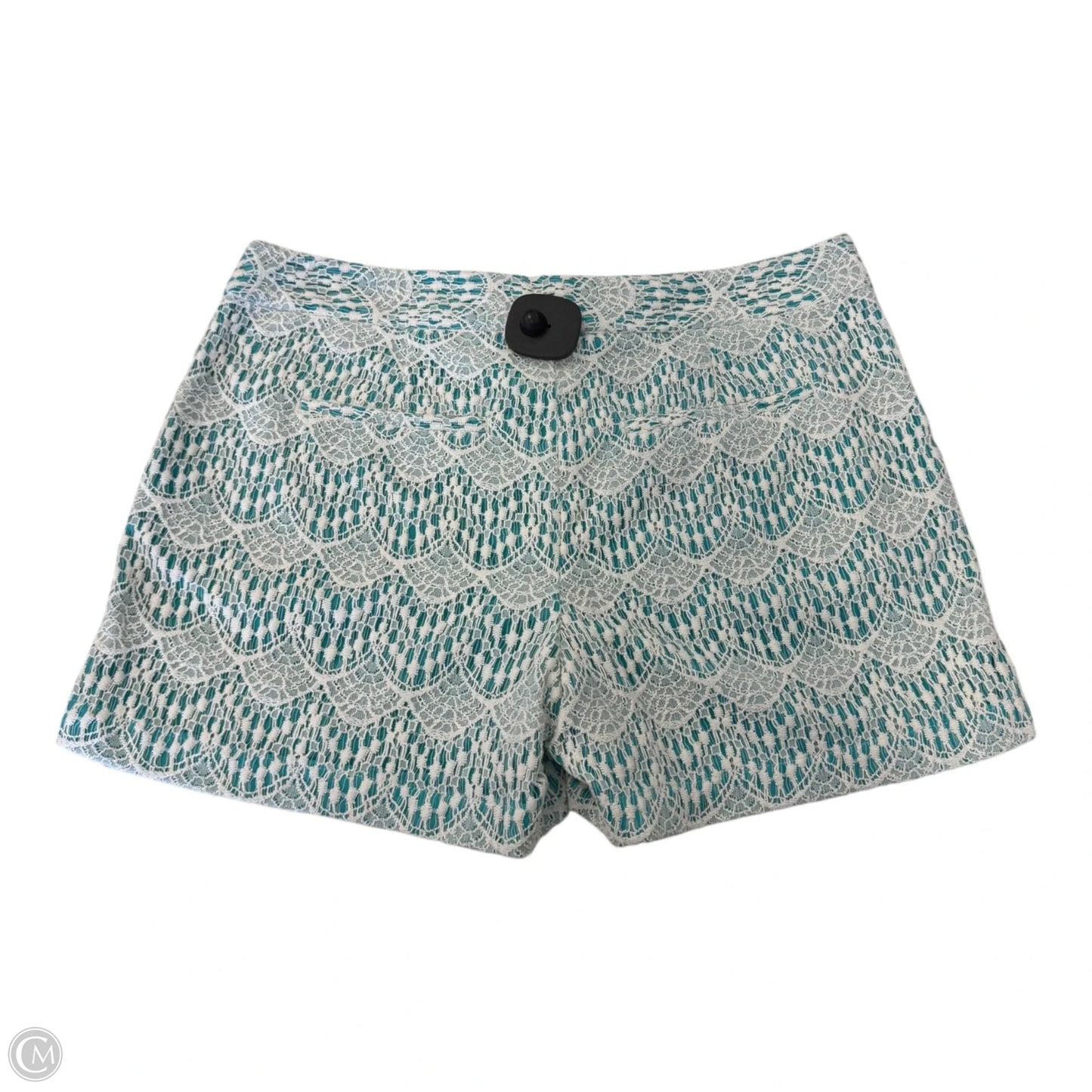 Shorts By Ann Taylor In Green & White, Size: 6