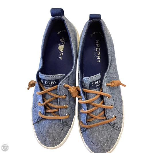 Shoes Sneakers By Sperry In Blue, Size: 6.5