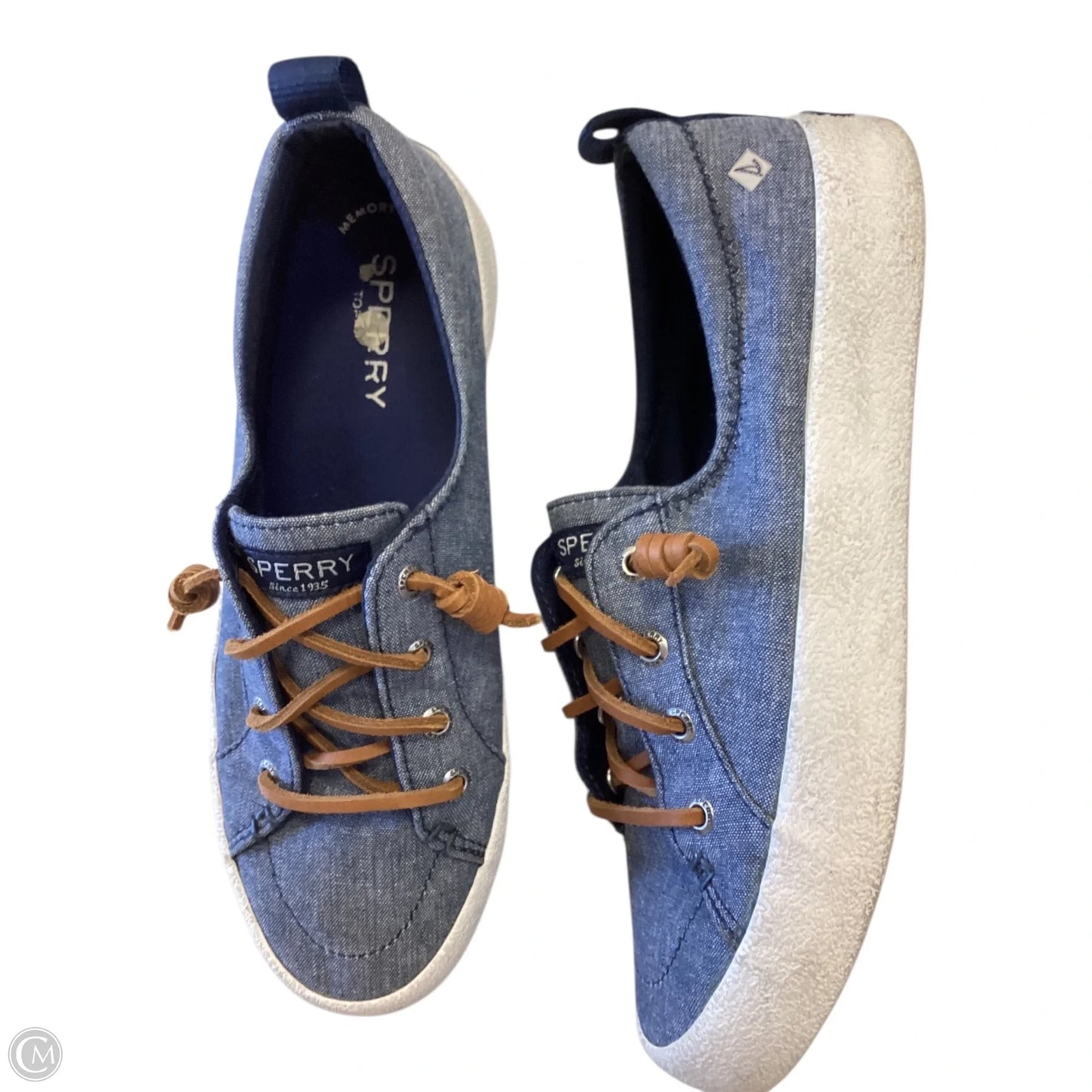 Shoes Sneakers By Sperry In Blue, Size: 6.5