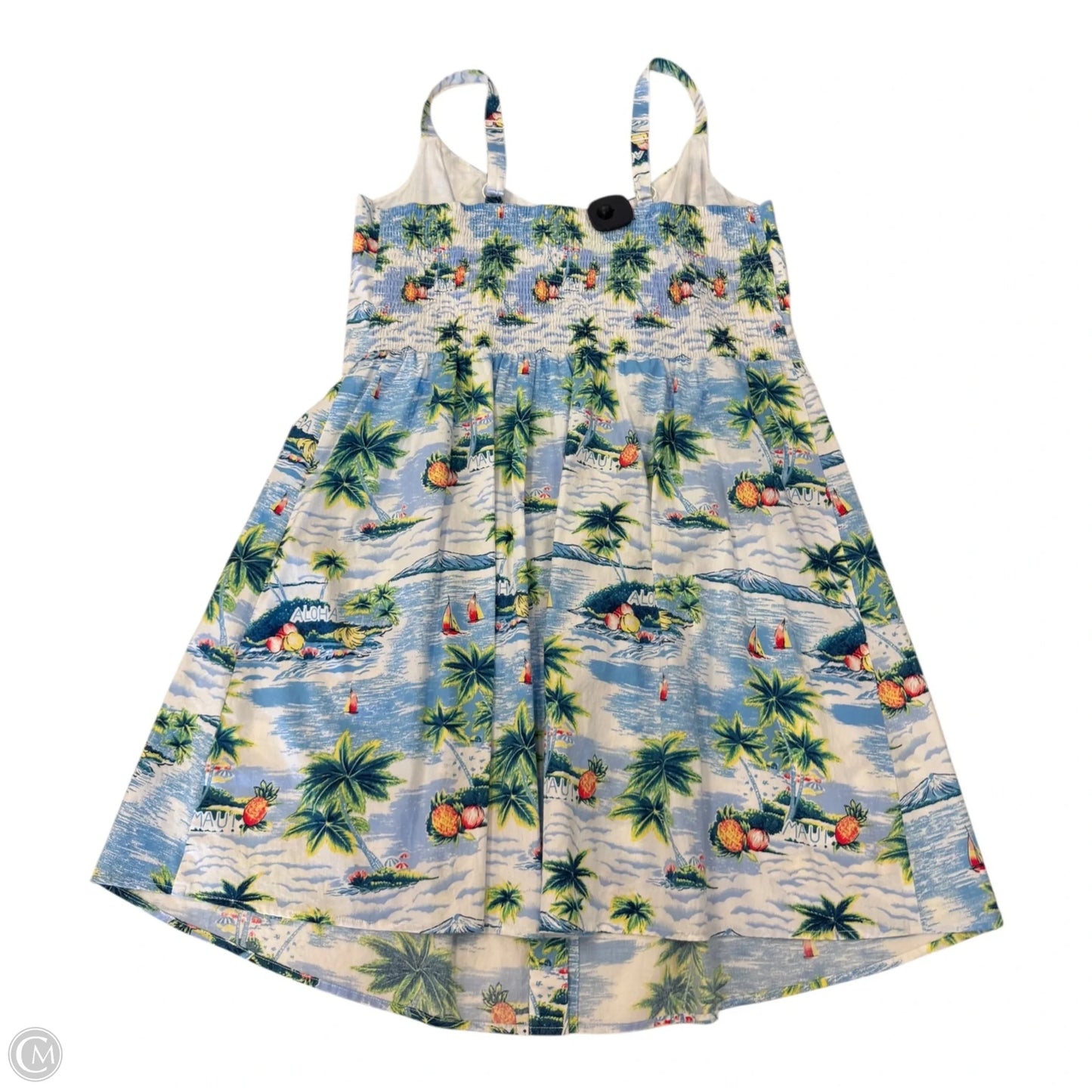 Dress Casual Short By Clothes Mentor In Tropical Print, Size: 22