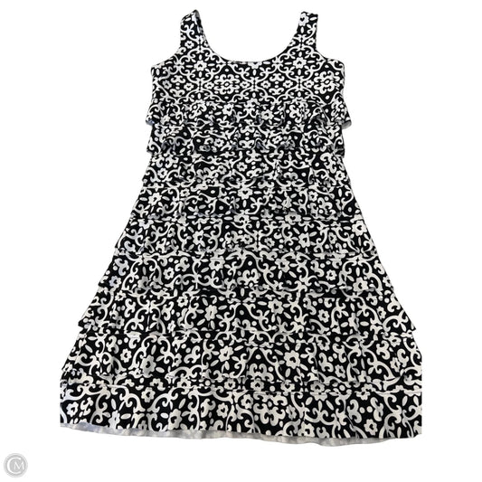 Dress Casual Short By Lulu B In Black & White, Size: Xs