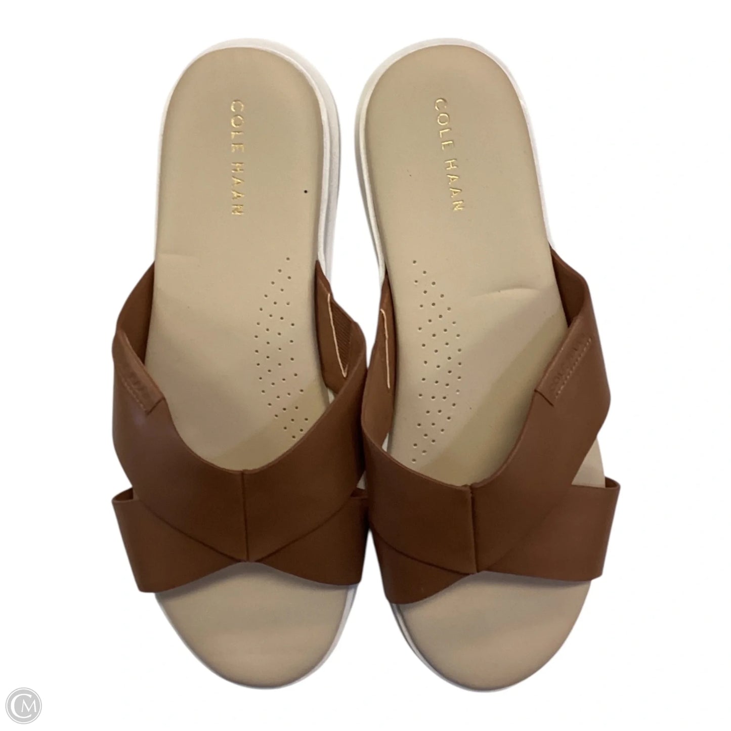 Sandals Flats By Cole-haan In Tan, Size: 8.5