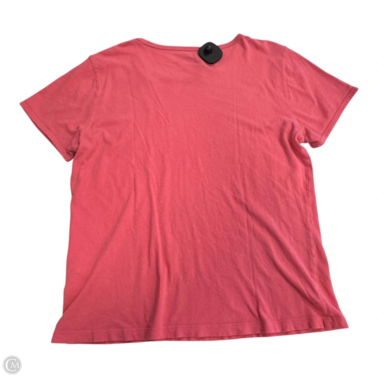 Top Short Sleeve By J. Crew In Pink & White, Size: M